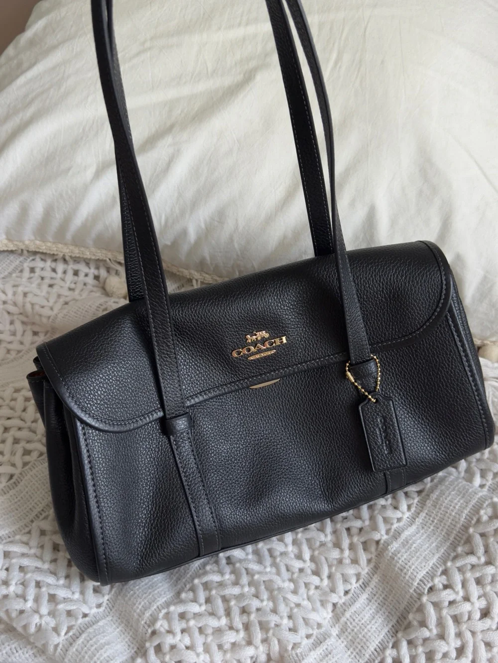 Coach Bridget Shoulder Bag - Classic Pebbled Leather